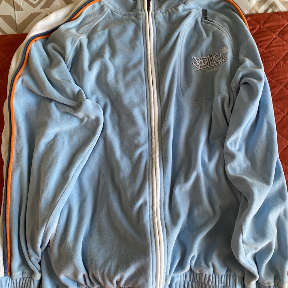 Retro Powder Blue South Pole Track Suit
